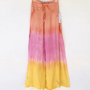 Young fabulous broke tie dye wrap pants